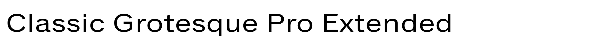 Classic Grotesque Pro Extended image