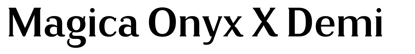 Magica Onyx X Demi