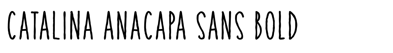 Catalina Anacapa Sans Bold Font | Webfont & Desktop | MyFonts