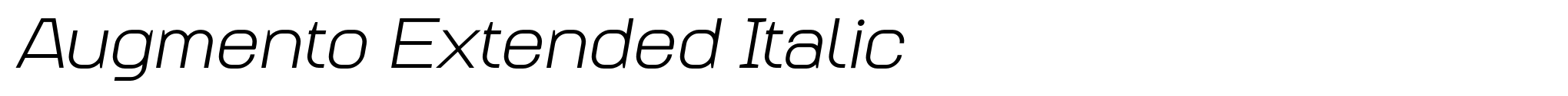 Augmento Extended Italic image