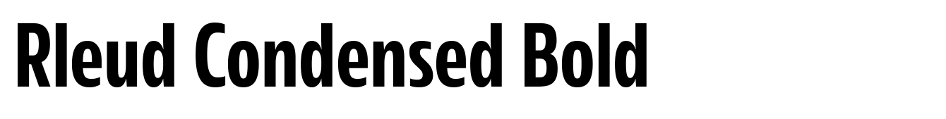Rleud Condensed Bold