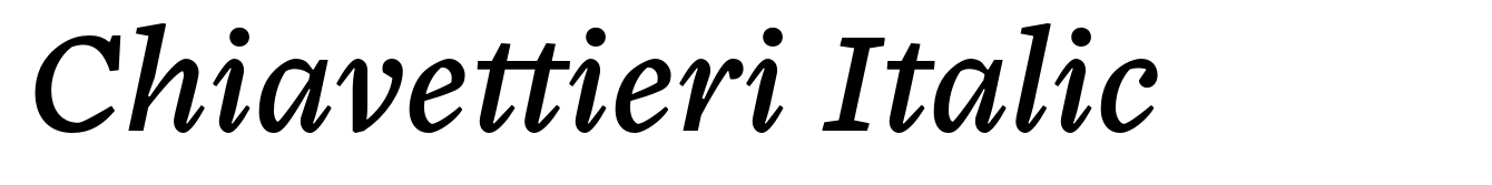 Chiavettieri Italic