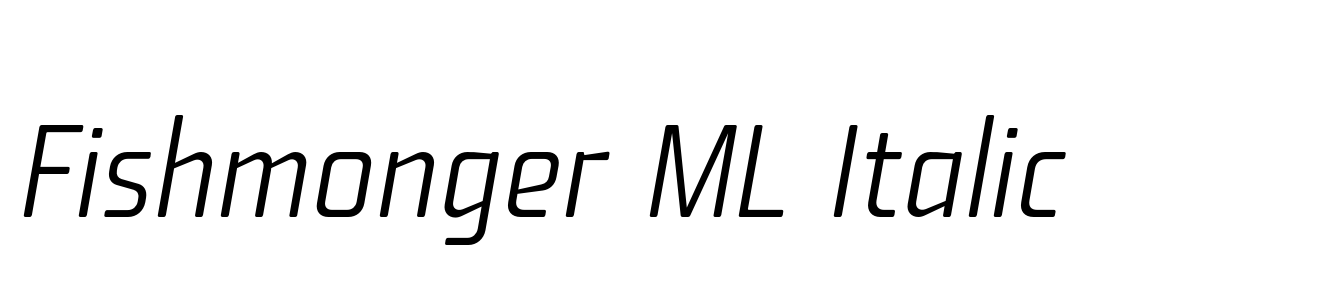 Fishmonger ML Italic