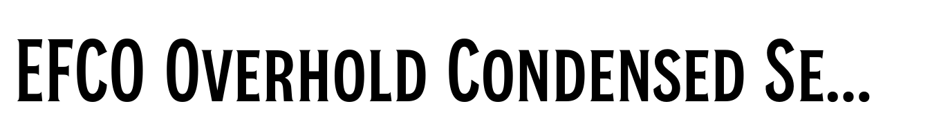 EFCO Overhold Condensed Semibold