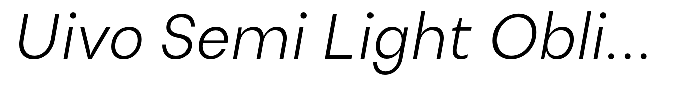 Uivo Semi Light Oblique