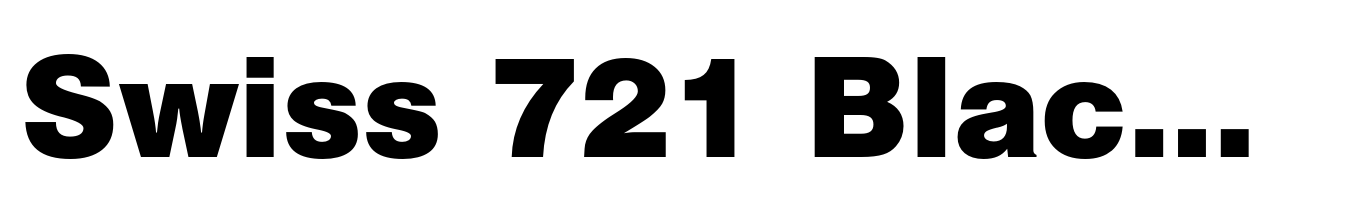 Swiss 721 Black No. 2