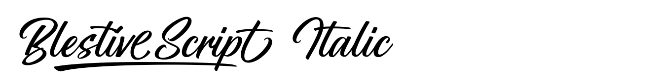 Blestive Script Italic
