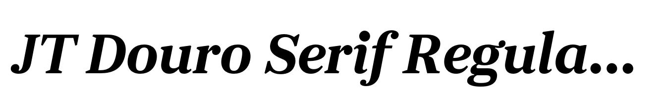 JT Douro Serif Regular Italic