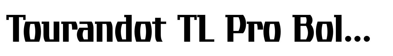 Tourandot TL Pro Bold Narrow