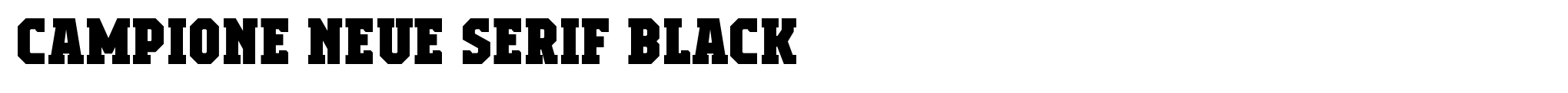 Campione Neue Serif Black image