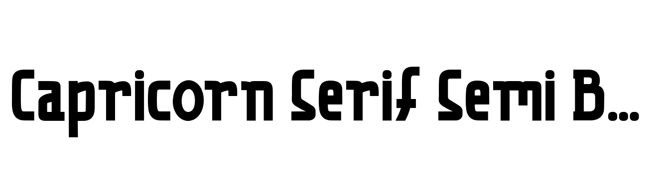 Capricorn Serif Semi Bold