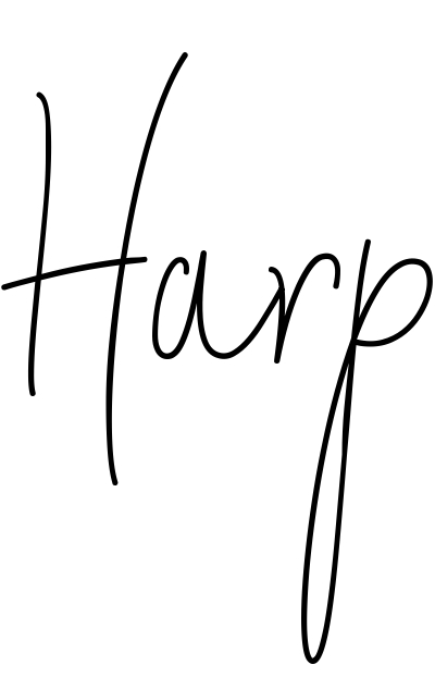 Harp Name Wallpaper and Logo Whatsapp DP
