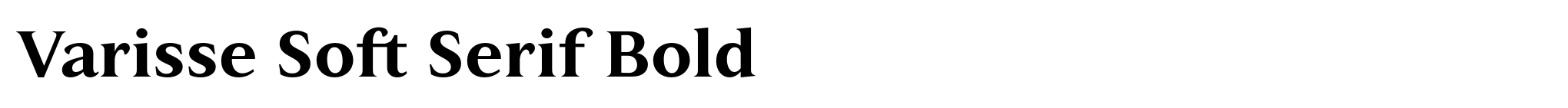 Varisse Soft Serif Bold image