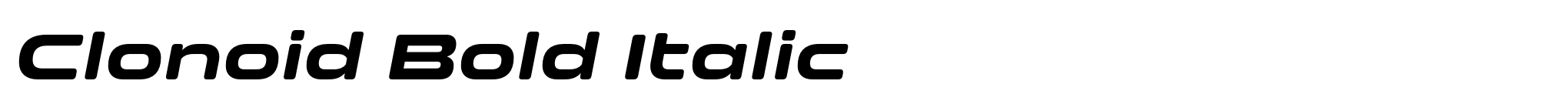 Clonoid Bold Italic image