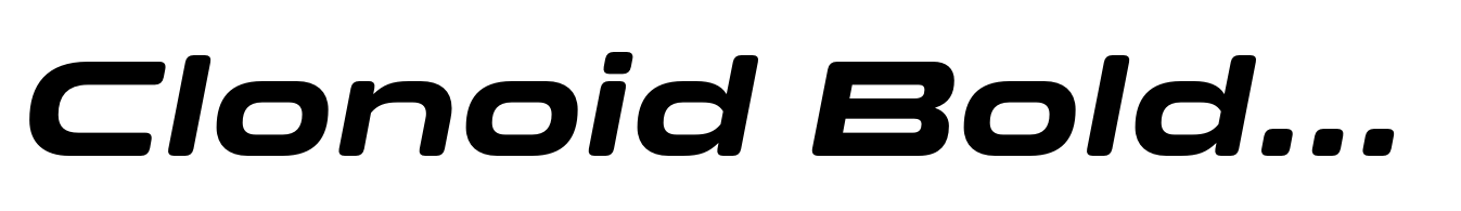 Clonoid Bold Italic