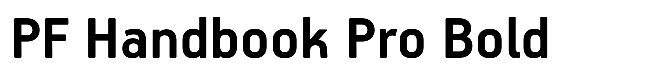 PF Handbook Pro Bold