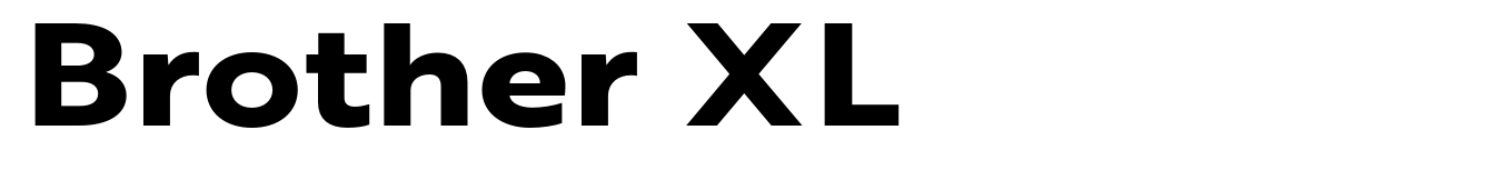Brother XL&XS Extra Bold XL