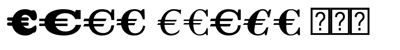 Euro Serif EF Three