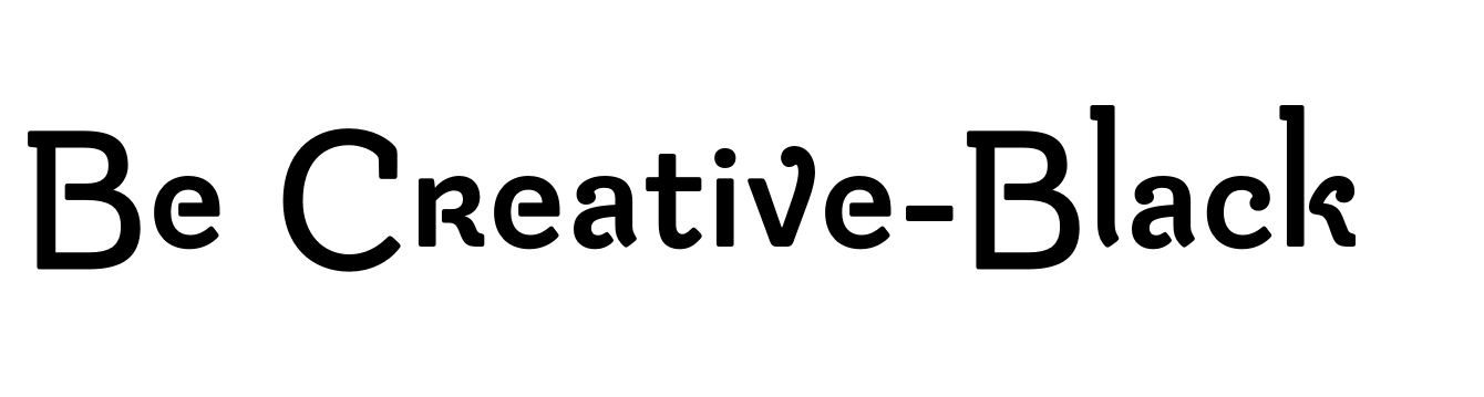 Be Creative-Black