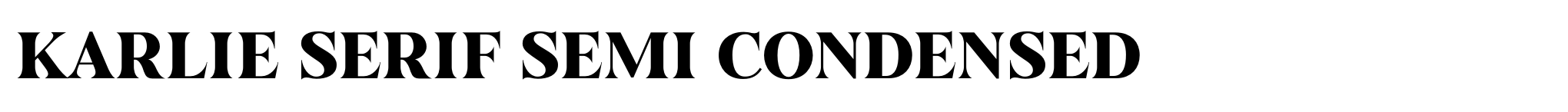 Karlie Serif Semi Condensed image