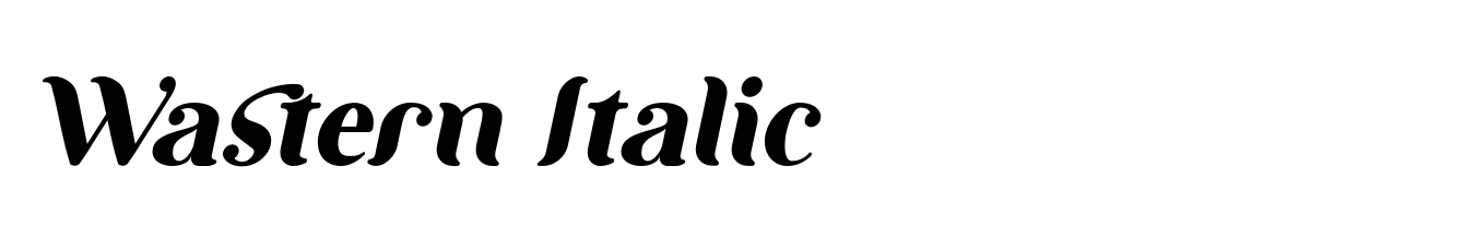 Wastern Italic