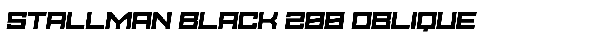 Stallman Black 200 Oblique image