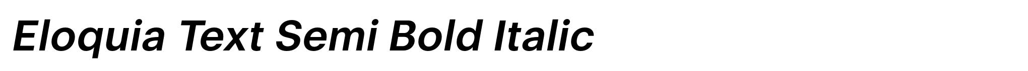 Eloquia Text Semi Bold Italic image