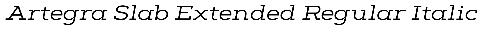 Artegra Slab Extended Regular Italic image