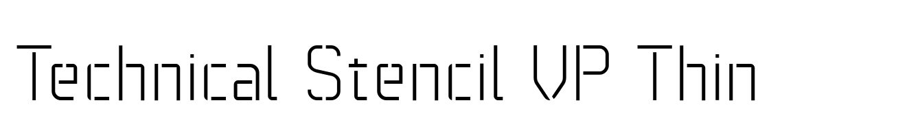 Technical Stencil VP Thin