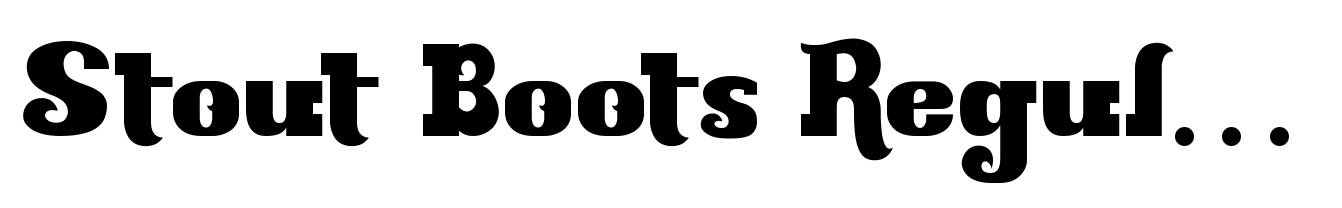 Stout Boots Regular