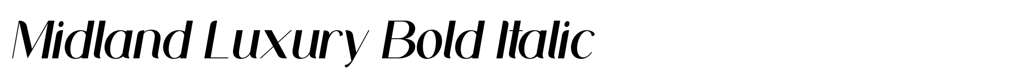 Midland Luxury Bold Italic image