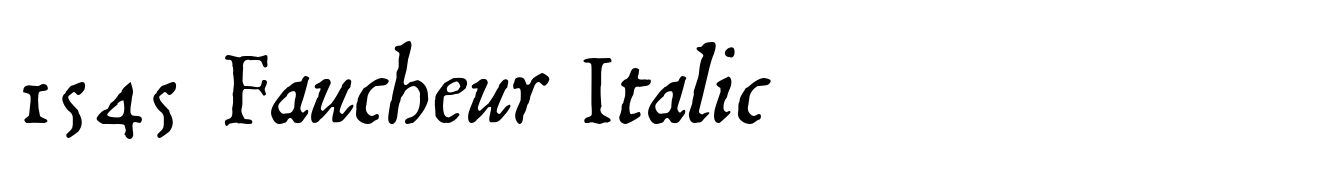 1545 Faucheur Italic