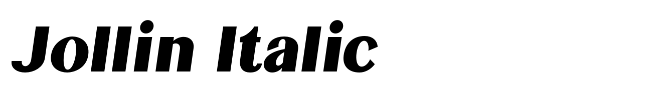 Jollin Italic