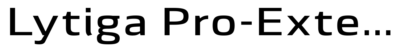 Lytiga Pro-Extended Semi Bold