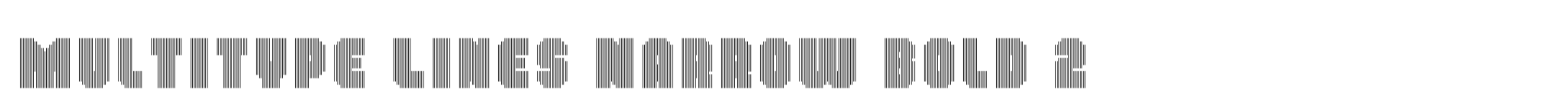 MultiType Lines Narrow Bold 2 image