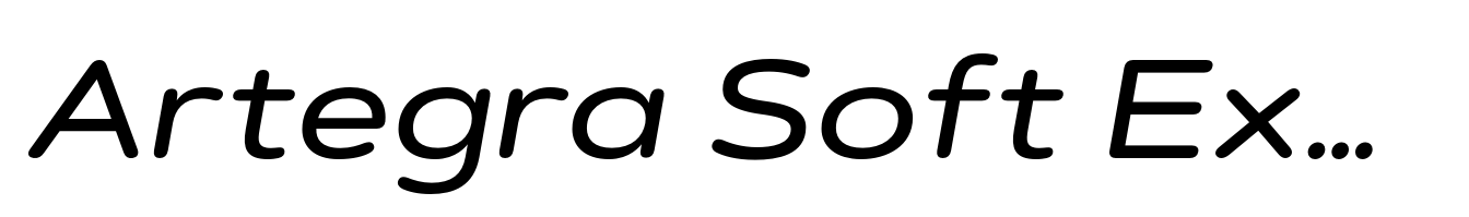 Artegra Soft Extended Medium Italic