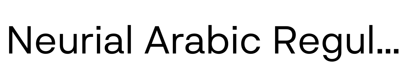 Neurial Arabic Regular