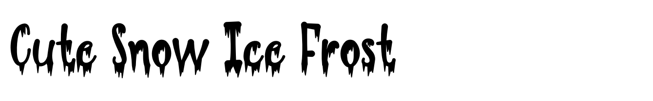 Cute Snow Ice Frost