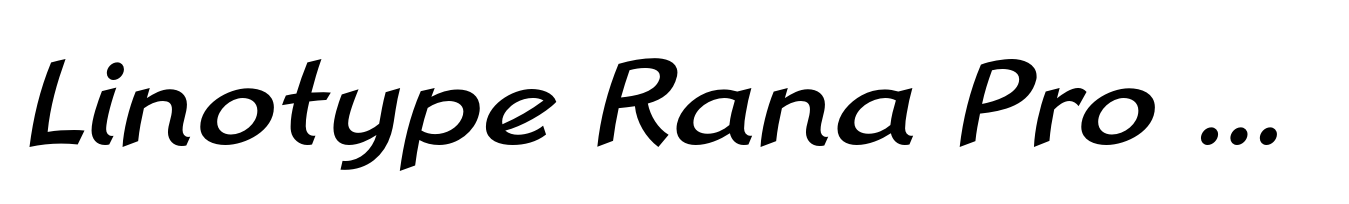Linotype Rana Pro Medium Italic