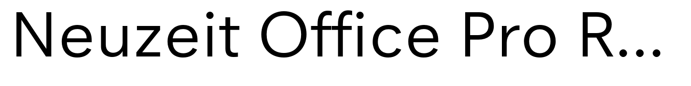 Neuzeit Office Font | Webfont & Desktop | MyFonts