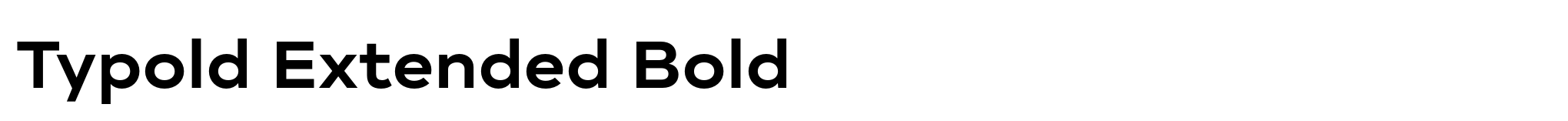 Typold Extended Bold image
