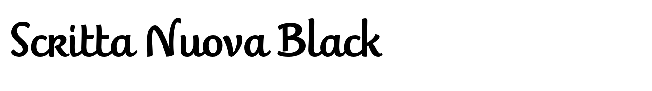 Scritta Nuova Black