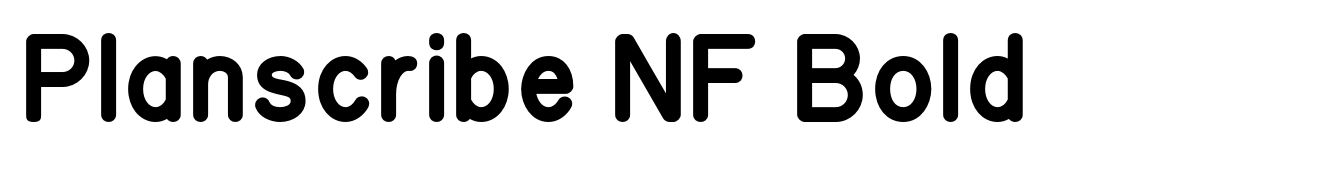 Planscribe NF Bold