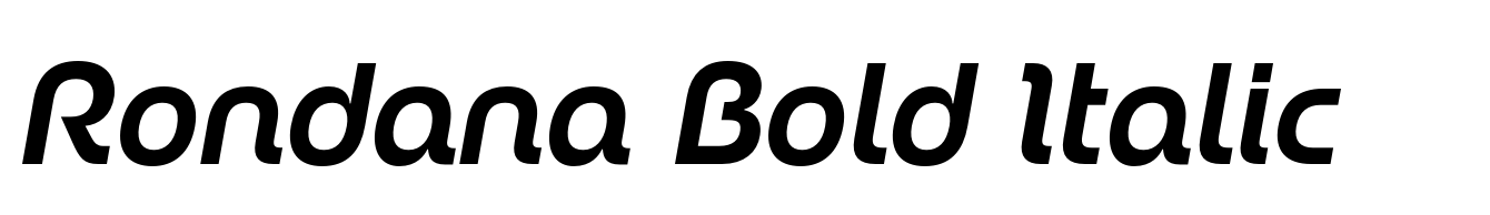Rondana Bold Italic