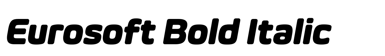 Eurosoft Bold Italic
