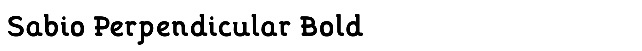 Sabio Perpendicular Bold image