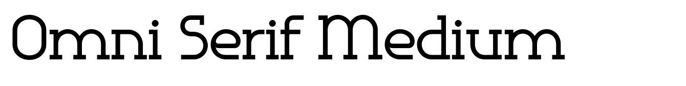 Omni Serif Medium
