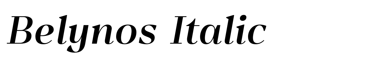 Belynos Italic