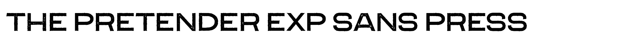 The Pretender Exp Sans Press image