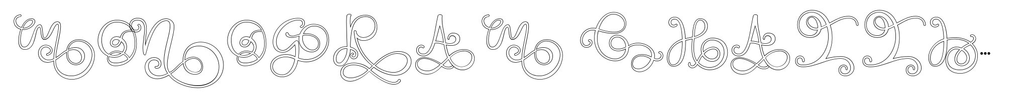Monogram Challigraphy In line 08 image